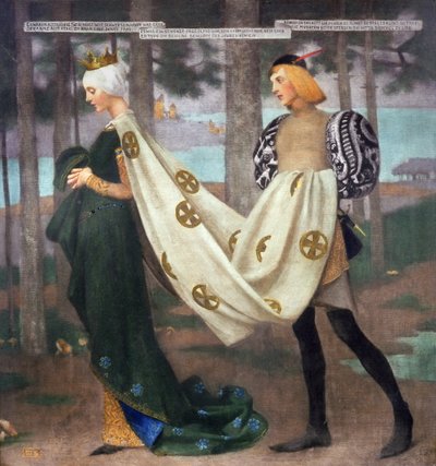 The Queen and the Page, 1896 by Marianne Stokes